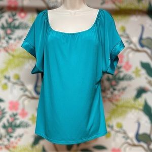 Express Teal Top